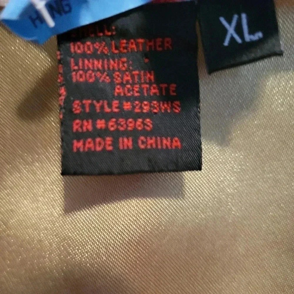 Live a Little Leather Jacket XL - Picture 4 of 5